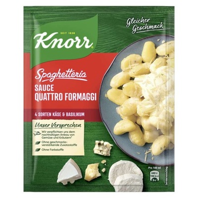 KNORR *FIX SOS QUATTRO FORMAGGI 4 SERY torebka