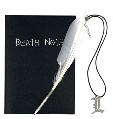 DEATH NOTE NOTATNIK ŚMIERCI NOTES ANIME PIÓRO