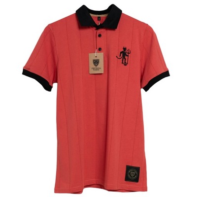 Bawełniana koszulka piłkarska Football Town Polo The Devil Manchester S