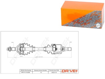 ПІВВІСЬ ПРИВІДНА CITROEN BERLINGO 05-11 L DRIVE+