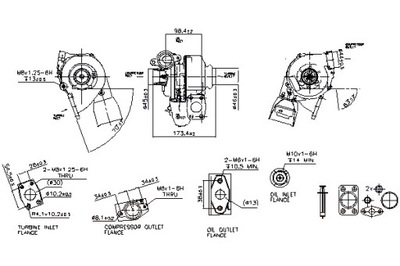 NISSENS TURBINA VOLVO C30 S40 II S80 II V50 V70 3 CITROEN  