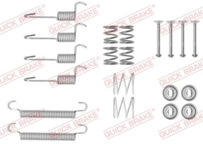 QBK QB105-0008 MUELLE ZAPATAS DE FRENADO KIA RIO 1,4-1,6 16V 05-  