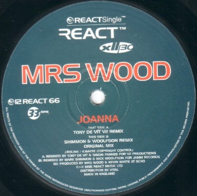 Mrs Wood* – Joanna