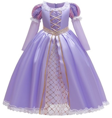 Sukienka Roszpunka księżniczka królewna 116 strój