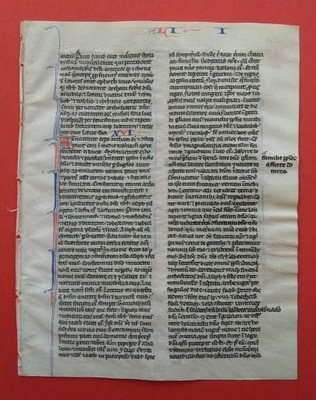 Biblia ok. 1250 r. Arka Przymierza Dawid Rękopis