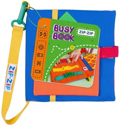 KSIĄŻECZKA KREATYWNA BUSY BOOK KITTEN RZ1001-04