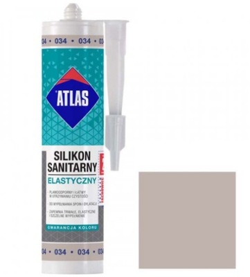 Silikon Atlas szary 280 ml (2152)