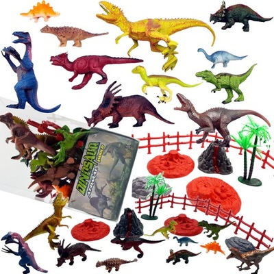 DINOZAURY FIGURKI JURASSIC Zestaw Dinozaurów