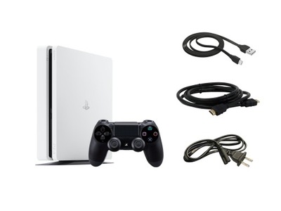 Konsola Sony PlayStation 4 SLIM 500 GB | BIAŁA | ZESTAW