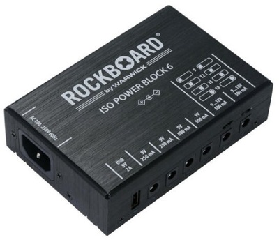 ROCKBOARD POWER BLOCK V6 IEC ZASILACZ DO EFEKTÓW