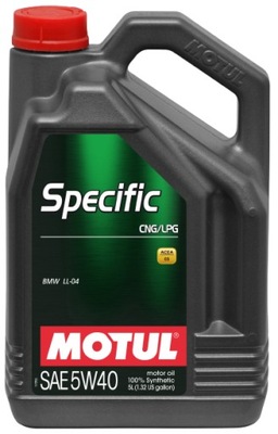 МАСЛО MOTUL SPECIFIC 5W40 LPG 5L