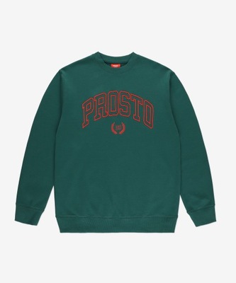 Męska zielona bluza bez kaptura PROSTO Varsity XL