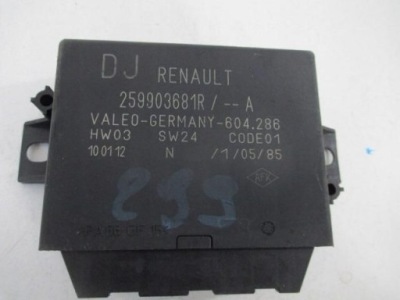 Renault megane iii датчик модуль pdc фото №1