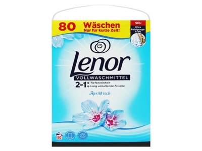 UNIWERSALNY PROSZEK DO PRANIA 2w1 LENOR APRILFRISCH 5,2kg 80 PRAŃ #3648