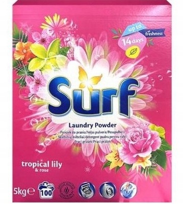 Surf proszek do prania Tropical Lily & Rose 5kg