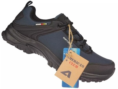 Męskie buty trekkingowe American Club WT-170/24 granatowe buty sportowe