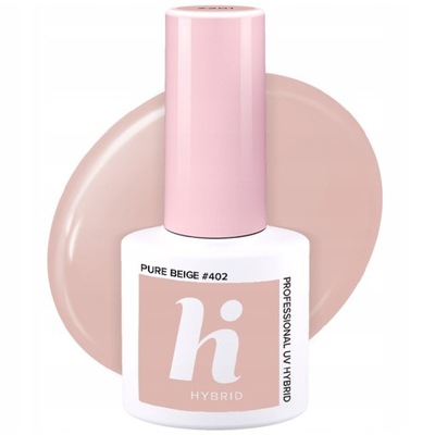 HI HYBRID #402 Lakier Hybrydowy PURE BEIGE 5ml