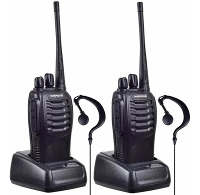 2 sztuki walkie-talkie ze słuchawkami