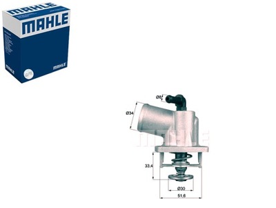 ТЕРМОСТАТ OPEL 92C 1,4-1,6 16V MAHLE