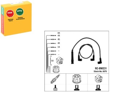 Ngk провода зажигания 1705697 1212 фото №1