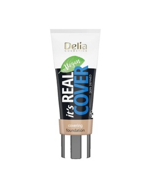 DELIA Wegański podkład kryjący 203 LATTE 30 ml