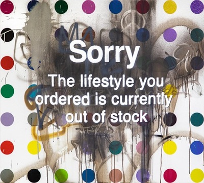 Banksy - Sorry The Lifestyle You Ordered Is Out Of