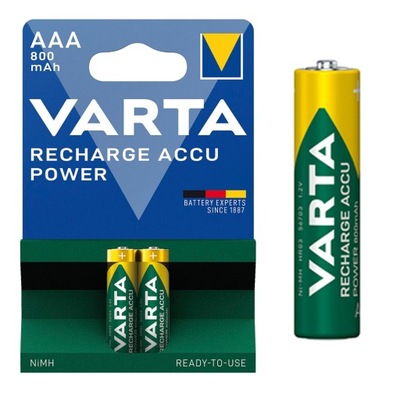Varta Power AAA 800 mAh, 2 sztuki