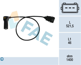 FAE 79066 GENERATOR IMPULSOW, VELENAS ALKŪNINIS 