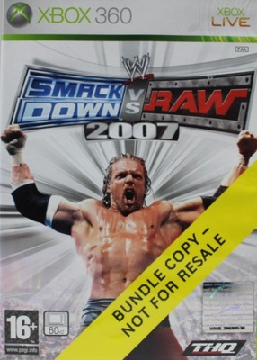 SMACKDOWN VS RAW 2007 XBOX 360