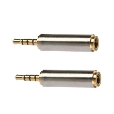 2-pak metalowy adapter o średnicy 2,5 mm