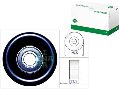 РОЛИК НАТЯГУВАЧА РЕМЕНЯ ПОЛІКЛИНОВОГО INA T38028 DIP2003