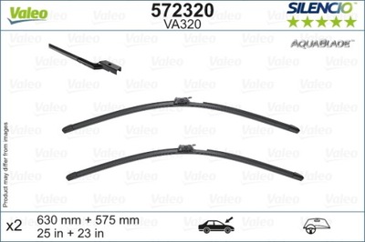 LIMPIAPARABRISAS ESCOBILLAS SILENCIO AQUABLADE SET 572320  