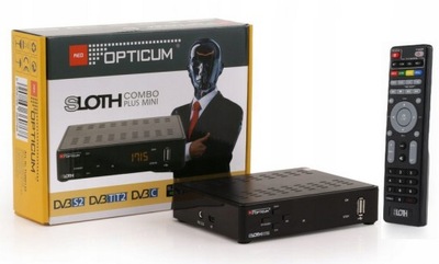 Tuner Opticum Sloth Combo Plus Mini DVB-S2/T2/C