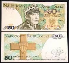 Banknot 50 Złotych 1988r UNC Seria HY