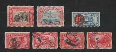 USA znaczki kasowane zestaw
