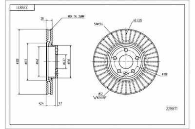 HART ДИСКИ ТОРМОЗНЫЕ ТОРМОЗНЫЕ 2 ШТУКИ. ПЕРЕД MONDEO 07- 300 28 26 X5