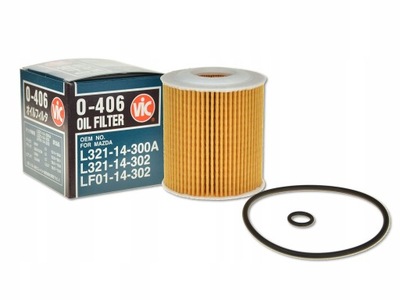 Mazda tribute 08- 2.5i фильтр масла vic japan l-ca фото №1