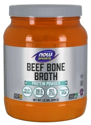 NOW Foods Bone Broth Beef Powder Proszek 544g