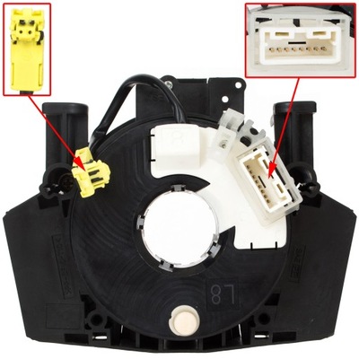 Nissan qashqai 07- лента шлейф подушки безопасности подушка безопасности фото №1