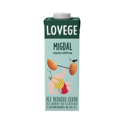 Napój Lovege Migdałowy Bez Cukru 1l