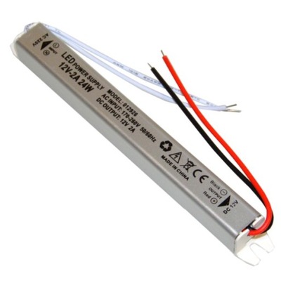 ZASILACZ SIECIOWY AC 250V do LED SUPER SLIM 12V 2A 24W IP20 (5266)