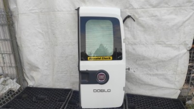 Двері правий задня скло 249 fiat doblo ii 10- poznań фото №1