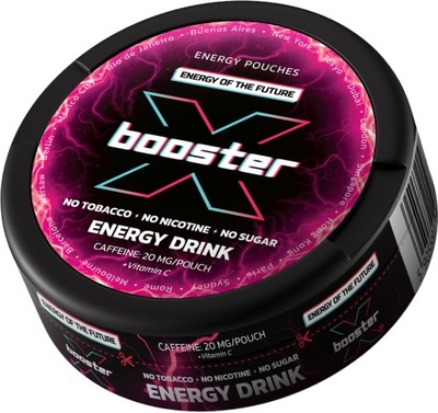 Woreczki energetyczne X-BOOSTER ENERGY DRINK 20mg