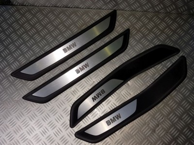 Bmw f01 накладки порогові перед задня фото №1