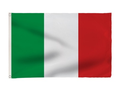FLAGA WŁOCHY 90x150 cm FLAGI WŁOCH ITALIA WŁOSKA