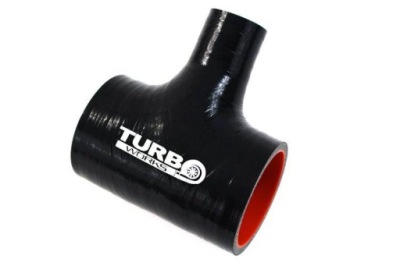 Соединитель t-piece силиконовый pro black 77-32mm фото №1