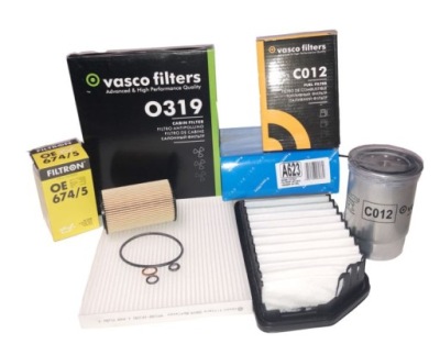 Фільтри набір kia ceed ii jd дизель 1.4crdi 1.6crdi 2012-2018 фото №1