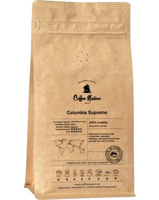 Kawa ziarnista Coffee Nation Columbia 250 g