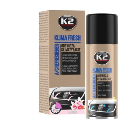 Środek do odświeżania klimatyzacji K2 Klima Fresh 150 ml Flower