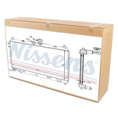 RADUADOR DEL MOTOR DE AGUA NISSENS DO HYUNDAI GETZ 1.6  